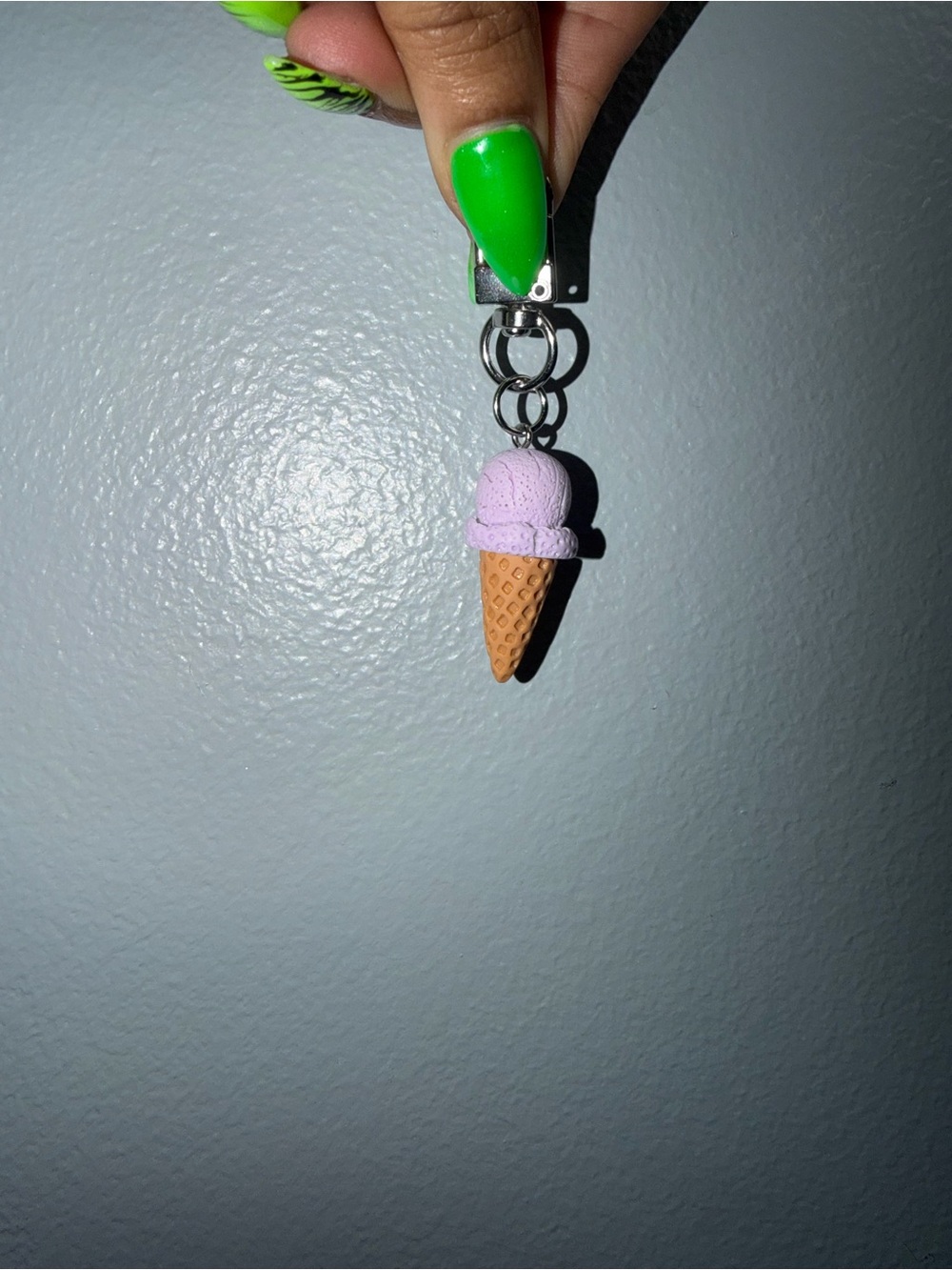 Ice Cream Cone Bag Charm - Picture 4 of 7